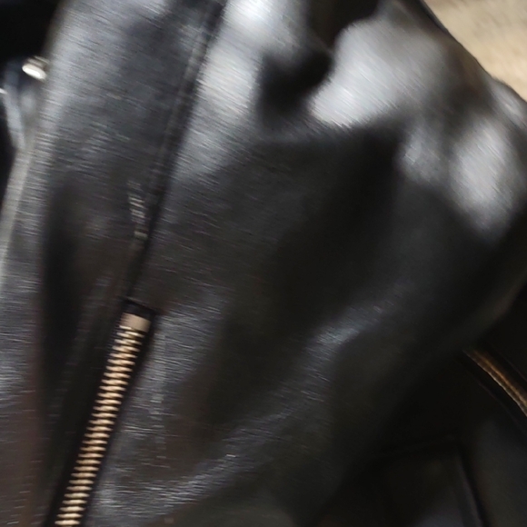 Harley-Davidson Black Biker Jacket / Boys Size 5 / Black Motorcycle Jacket - Picture 11 of 13